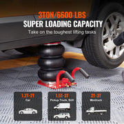 Load image into Gallery viewer, SucceBuy Triple Bag Air Jack 3 Ton (6600 lbs) Capacity Portable Pneumatic Car Jacks Heavy Duty &amp; Quick Lifting for Garage Repair
