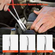 Load image into Gallery viewer, Amocart 5-Piece Needle Nose Pliers 11 in Long Needle Nose Pliers Set Diagonal Cutting Pliers 45°/90° Bent Round Nose Plier
