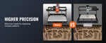 Amocart 3 Axis CNC Router Machine GRBL Control Wood Engraving Carving Milling Machine Kit for Wood Acrylic MDF PVC Plastic Foam