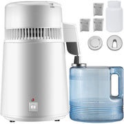 Load image into Gallery viewer, SucceBuy 4L Water Distiller Purifier Filter Dispenser Heating Drinking Bottle Softener  Stainless Steel Home Appliance for Offic - AMOCART

