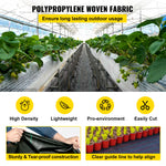 Amocart Landscape Fabric 6ftx300ft Geotextile Fabric Durable Heavy Duty 1.5oz Ground Cover Woven For Commercial Greenhouse Yard
