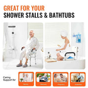 Load image into Gallery viewer, Amocart Shower Chair Adjustable Height Bench Bath Chair for Elderly Disabled Shower Chair for Inside Shower Bathtub 400/350lb
