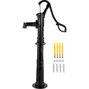 Load image into Gallery viewer, SucceBuy Hand Water Pump with Stand 15.7 x 9.4 x 53.1 inch Pitcher Pump &amp; 26 inch Pump Stand for Yard Garden Farm Irrigation Use - AMOCART
