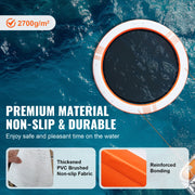 Charger l'image dans la visionneuse de galerie, Amocart Inflatable Floating Dock 10x8FT Non-Slip Water Detachable Ladder Portable Carrying Bag Floating Platform Island Raft
