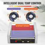 SucceBuy  5/7/11 Commercial Hot Dog Roller Electric Sausage Maker Barbecue Grill Machine for Camping Party Home Appliance 110V