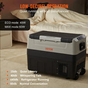 Load image into Gallery viewer, SucceBuy 35L/45L/55L Portable Foldable Handle Car Refrigerator with Wheel Compressor Freezer for Camping Picnics Car Home Traval
