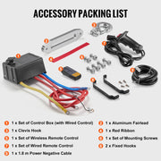 Load image into Gallery viewer, SucceBuy 13500lbs Electric Winch Car Truck Winch with 80ft Synthetic Rope Wireless &amp; Wired Remote Control for Towing Off-Road
