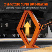 Load image into Gallery viewer, Amocart Scissor Jack 2.5 Ton Scissor Car Jack 3.7"-17.1" Lifting Range Scissor Lift Jack Portable Tire Jack for Car Truck SUV
