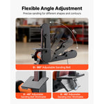 Amocart 6in Disc Sander & 2in x 42in Belt Sander 420W Bench Belt Disc Sanders Combo for DIY Woodworking Furniture Refinishing