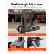 Charger l'image dans la visionneuse de galerie, Amocart 6in Disc Sander &amp; 2in x 42in Belt Sander 420W Bench Belt Disc Sanders Combo for DIY Woodworking Furniture Refinishing
