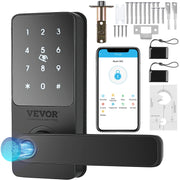Load image into Gallery viewer, Amocart Smart Lock 5 in 1 Smart Door Knob Fingerprint Deadbolt with App Control Bluetooth Smart Lock Keyless Entry Door Lock
