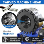 Manual Hydraulic Hose Crimping Machine Hose Crimping Tool with Replace Dies Portable Crimper 35Mpa 50mm Pipe End Forming Machine