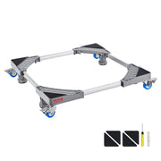 Load image into Gallery viewer, SucceBuy 400 lbs Mini Fridge Stand Mover Adjustable Mobile Base with 4 Locking Swivel Wheels for Washing Machine Refrigerator - AMOCART
