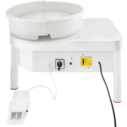 Amocart Pottery Wheel 14in/36cm Pottery Forming Machine with Foot Pedal Pottery Wheel for Adults 450W Electric Pottery Wheel