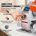 Amocart Brushless Mini Metal Lathe  7''x16'' / 180mm*400mm 800W Digital Display Continuously Variable Metalworking Turning
