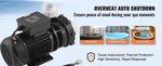 Amocart 2 Speed SPA Pump 48/56-Frame AC110-120V SPA Pump 1.5HP/3HP/4HP High Speed 2'' Port 90° Rotational Interface for Hot Tub