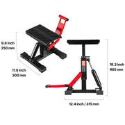 Load image into Gallery viewer, SucceBuy Dirt Bike Lift Stand, 1200lbs Motorcycle Jack Lift Stand and Hydraulic Lift Stand Adjustable Height for Dirtbike Repair - AMOCART
