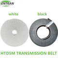Polyurethane PU HTD 5M 15 Tooth HTD5M 25 Timing Belt Replacement Open Ended Transmission Conveyor Machine Belts Drive Belt