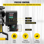Amocart 2In1 Heat Press Machine 38*38CM Multifunctional 360° Swing-Away Digital Sublimation Printer Transfer DIY T-shirt Cap