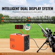 Load image into Gallery viewer, Amocart PCP Air Compressor 4500PSI/30Mpa Portable Airgun Compressor Built-in Converter Auto-Stop for Rifle Scuba Diving Bottle
