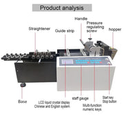 Load image into Gallery viewer, 0.1-2mm Automatic Metal Wire Straightening and Wire Rope Cutting Machine for Stainless Steel Copper Welding Wire Flat Cutter
