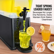 Load image into Gallery viewer, Amocart Beverage Dispenser 3 Gallon Drink Dispenser for Parties Plastic Juice Dispenser w/ Stand Spigot Lid Iced Tea Dispenser
