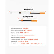 Bild in Galerie-Viewer laden, SucceBuy Telescopic Extension Pole Multi-Purpose Extendable Pole Sturdy Aluminum Alloy Paint Pole Extension Reach Roller Stick
