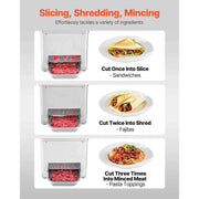 Load image into Gallery viewer, Amocart 550W Meat Cutter Machine 350 lb/h Commercial Meat Cutting Machine Stainless Steel 3.5 mm Thickness for Home Restaurant
