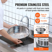 Load image into Gallery viewer, SucceBuy Dough Divider Rounder 10PCS Manual Dough Equal Divider Machine Hand Press Dough Cutter with Steel Tray and Blade - AMOCART
