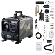 Load image into Gallery viewer, Amocart 8KW Car Heater 12V/24V All in One Diesel Air Heater Bluetooth/Display/CO Alarm Horizontal Diesel Heater for Vehicles
