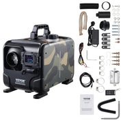 Load image into Gallery viewer, SucceBuy 8KW Car Heater 12V/24V All in One Diesel Air Heater Bluetooth/Display/CO Alarm Horizontal Diesel Heater Vehicle/Garage - AMOCART

