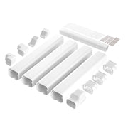 Bild in Galerie-Viewer laden, Amocart Mini Split Line Set Cover PVC Decorative Pipe Line Cover For Air Conditioner Easy to Install Paintable for Heat Pump

