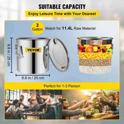 Load image into Gallery viewer, Amocart 12L 20L 30L 50L Alcohol Brewing Distiller DIY Moonshine Apparatus Stainless Steel Still Whisky Brandy Home Appliance
