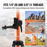 Amocart Laser Level Tripod 1/4"-20 & 5/8"-11 Thread Mount 40.94-133.85in Height Adjustment with Level Bubble & Heavy-duty Stand