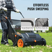 Load image into Gallery viewer, Amocart Tow Behind Lawn 21/26/44/50in Sweeper Large Capacity Heavy Duty Leaf Grass Collector with Adjustable Sweeping for Pick
