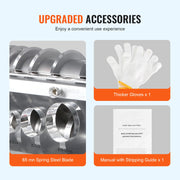 Bild in Galerie-Viewer laden, Amocart Electric Wire Stripping Machine Cable Stripper Peeler 750W 1.5-32mm 10 Channels Acrylic+Aluminum Scrap Copper Recycling
