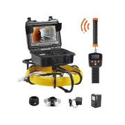 Load image into Gallery viewer, SucceBuy Sewer Camera with 512Hz Locator IP68 9" Pipeline Inspection Camera w/DVR Function w/12 Adjustable LED and 16 GB SD Card
