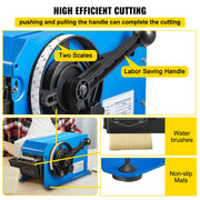 Load image into Gallery viewer, SucceBuy Tape Dispenser Maximum 39.4" x 3.94" Tape Adjustable Length Width &amp; Water Level Manual Water-Activated w/Water Brush - AMOCART
