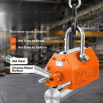 Amocart 100KG-2000KG Permanent Magnetic Lifter Pulling Capacity 2.5 Safety Factor Neodymium & Steel Lifting Magnet Lift Magnets