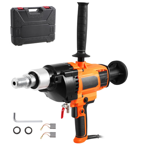 Amocart 2000W/2600W Handheld Core Drill Machine Drilling Diameter Wet&Dry Diamond Core Drill Rig Rugged Concrete Core Drill
