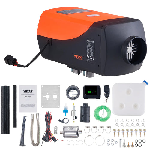 SucceBuy Car Heater 2/5/8KW Diesel Air Heater 12V With Remote Control Low Noise for Truck RV Trailer Air Diesel Parking Heater