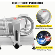 Load image into Gallery viewer, SucceBuy Electric Meat Slicer Adjustable Thickness 200W/240W/320W/340W Commercial &amp; Home Use Food Cutter for Cheese &amp; Meat
