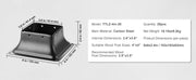 Charger l'image dans la visionneuse de galerie, Amocart 4x4 Post Base Internal 3.6"x3.6" Heavy Duty Powder-Coated Steel Post Bracket for Deck Porch Handrail Railing Support

