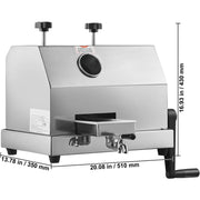 Bild in Galerie-Viewer laden, Amocart Commercial Sugar Cane Juicer 110LBS/H High Output Sugarcane Juicer Machine w/3 Stainless Steel Rollers 2.4" Large Inlet
