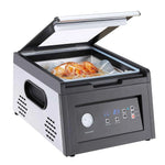 Amocart 380W Chamber Vacuum Sealer with 11.5in Sealing Length Home Use Vacuum Pump Power Packing Machine for Wet Foods Meat