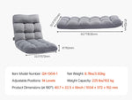 Amocart Floor Chair Recycled Foam Folding Sofa Chair Multifunctional Floor Chair with Back Support Ideal for Sleeping Reading