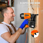 Bild in Galerie-Viewer laden, SucceBuy Coil Siding Nailer CN65 CN55 CN70 CN83 CN90 Pneumatic Siding Nail Gun Pallet Making Coil Nailer 70-120PSI Air Nailer
