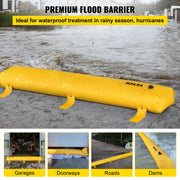 Load image into Gallery viewer, Amocart Flood Barrier Reusable PVC Water Soft Folding Diversion Tubes Bags Lightweight Hydro Excellent Waterproof Flood Barrier
