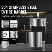 Load image into Gallery viewer, Amocart 8 16 GALLON Beer Brew Fermentor Brew Bucket Fermentor for Brewing Home Brewing Supplies with Base Kettle Stock Pot
