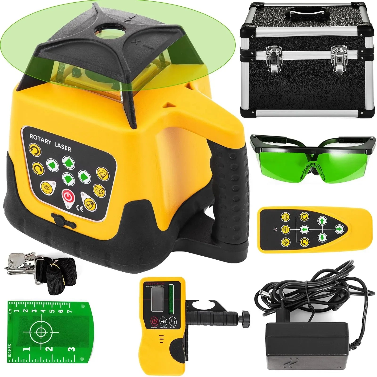 360 Rotary Auto Self Leveling Laser Level Instrument High Precision Laser Measuring Tool For Construction Engineering Decoration